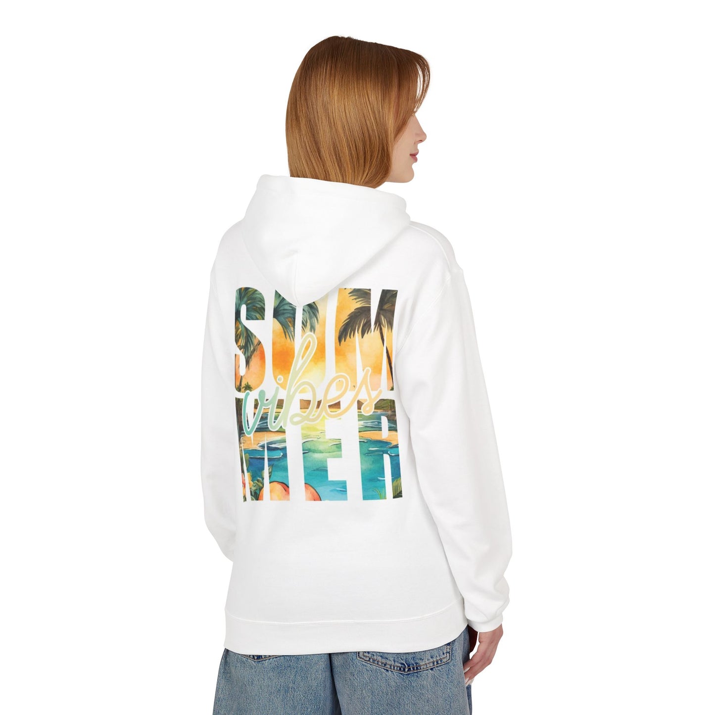 Summer Vibes Unisex Fleece Hoodie
