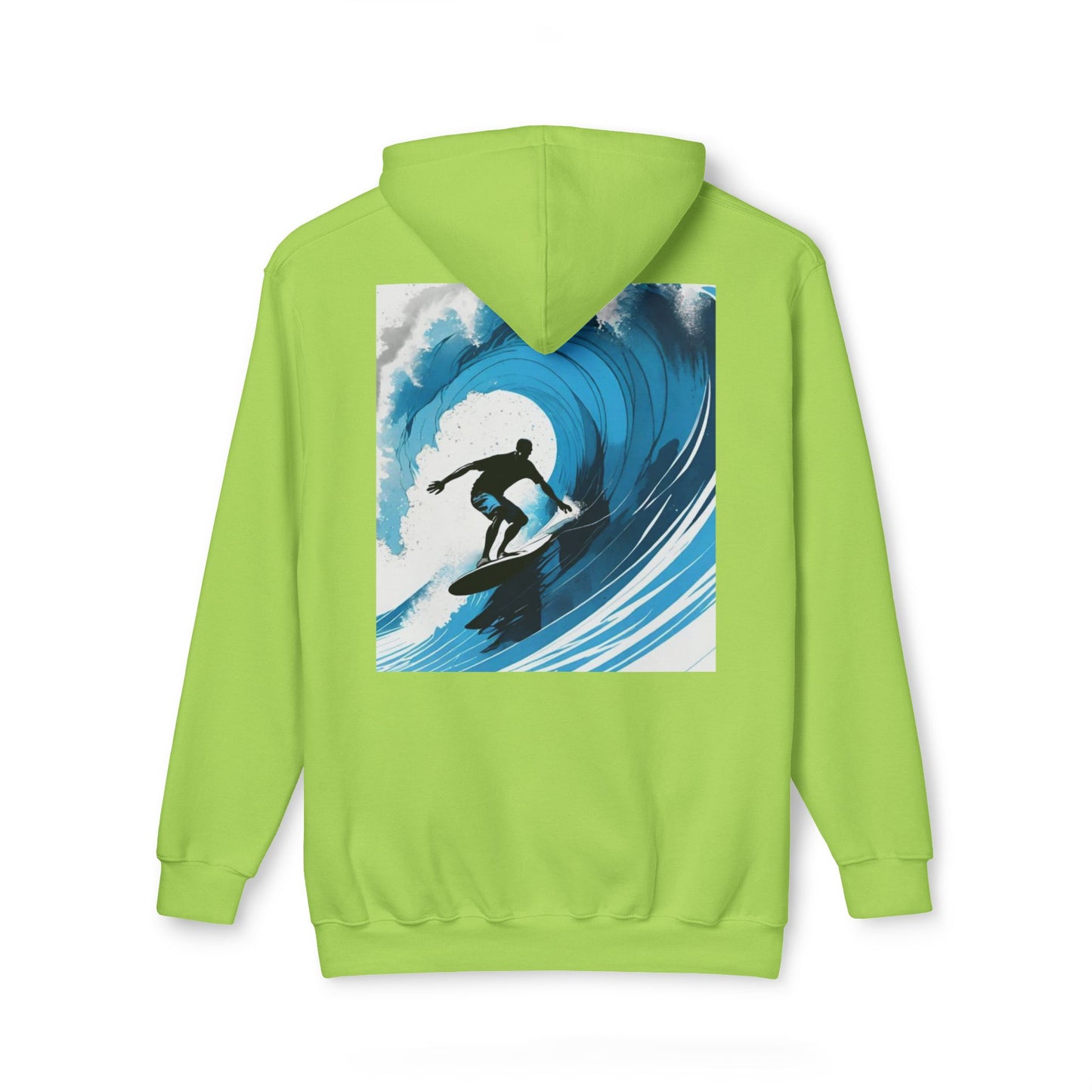 Surfing Wave Unisex Hoodie - Made in US