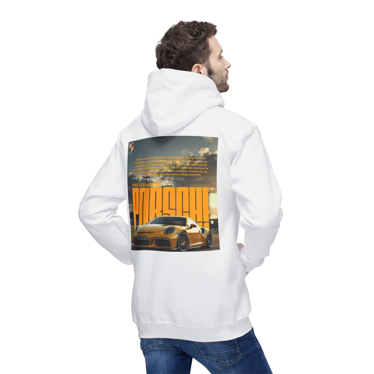 Unisex Hooded Sweatshirt - Porsche Fins & Fenders Collection