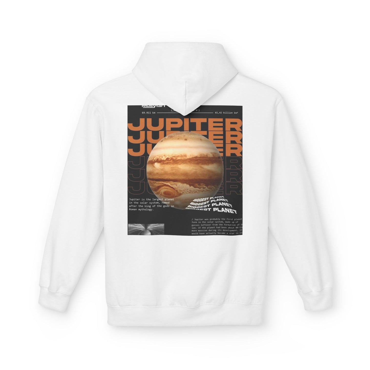 Cosmic Jupiter Fleece Hoodie - Unisex Softstyle Comfort