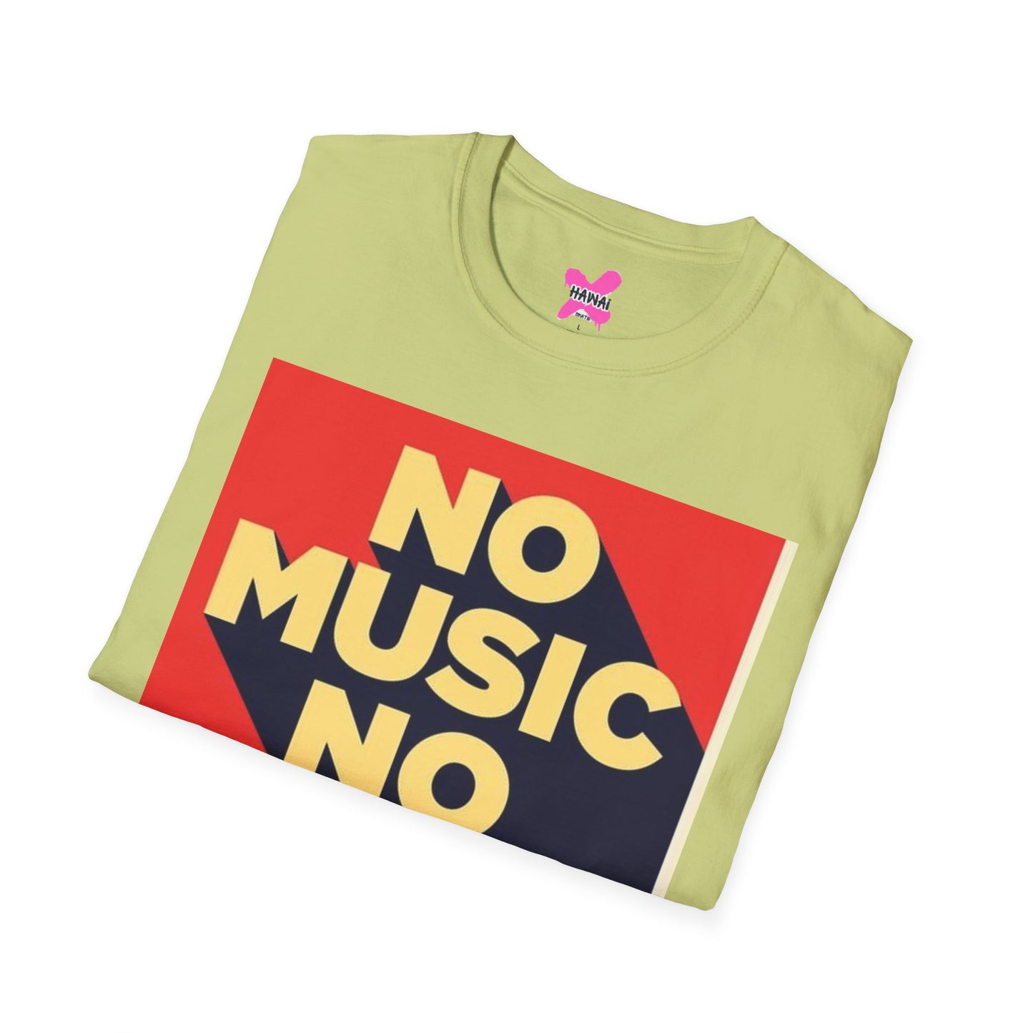 No Music No Life Unisex Softstyle T-Shirt – Music Lover's Essential