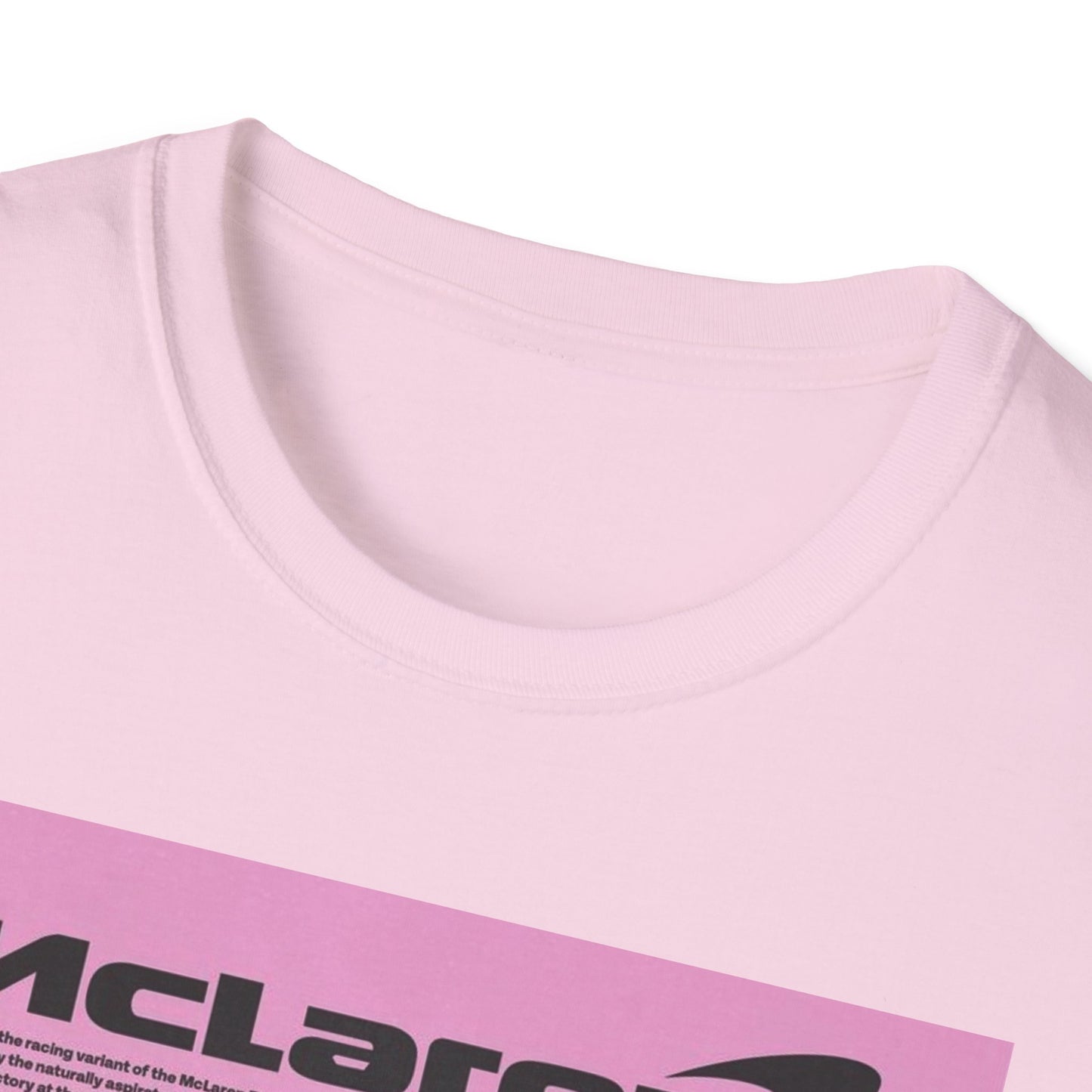 Retro McLaren Racing T-Shirt - Unisex Softstyle Tee for Car Enthusiasts