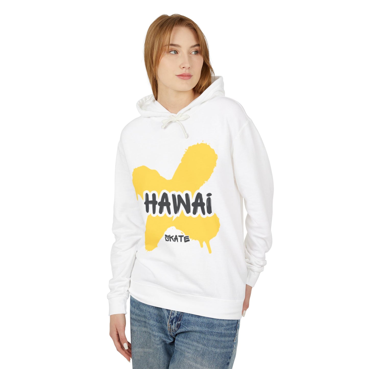 Hawaii Skate Unisex Lightweight Hoodie - Casual Streetwear for Every Day