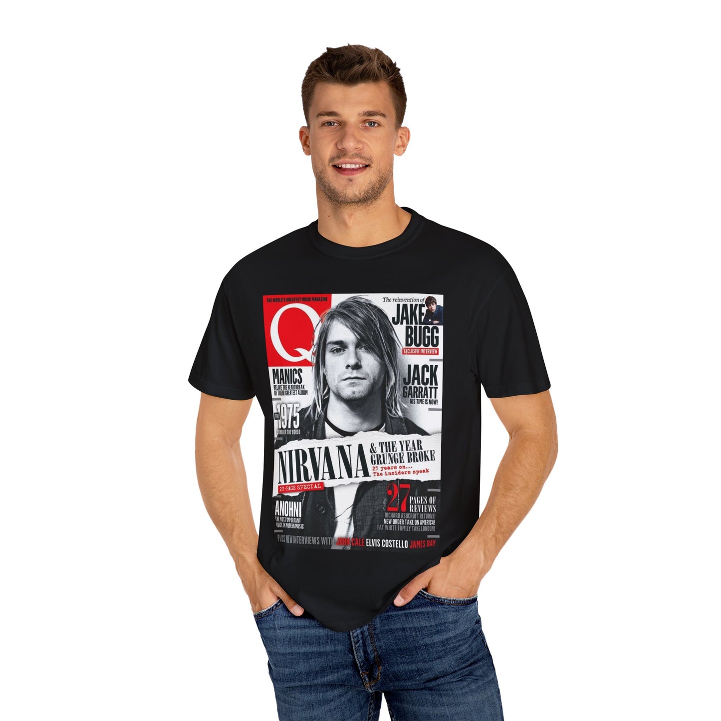 Nirvana Graphic T-Shirt - Retro Rock Apparel for Music Lovers