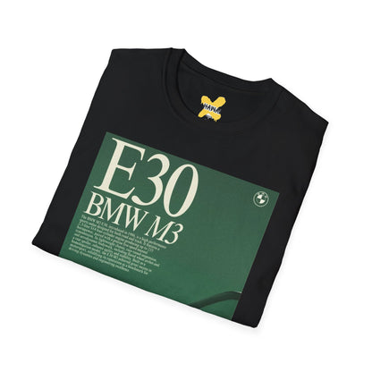 E30 BMW M3 Graphic Unisex T-Shirt - Classic Car Enthusiast Tee
