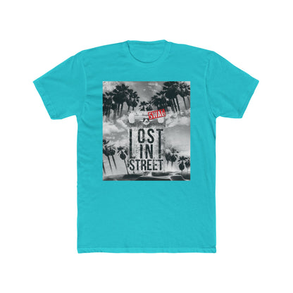 Lost in the Street Graphic Tee, Casual Everyday Shirt, Holiday Gift, Travel Enthusiast Apparel, Streetwear Fashion
