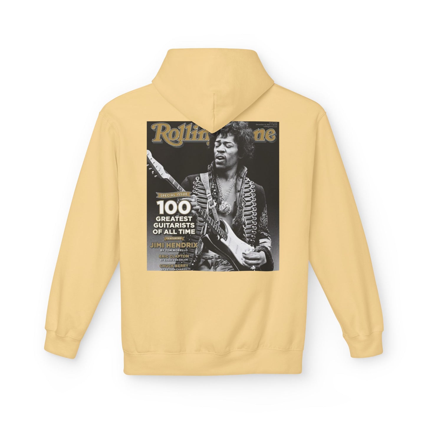 Jimi Hendrix Tribute Fleece Hoodie - Unisex Midweight Softstyle