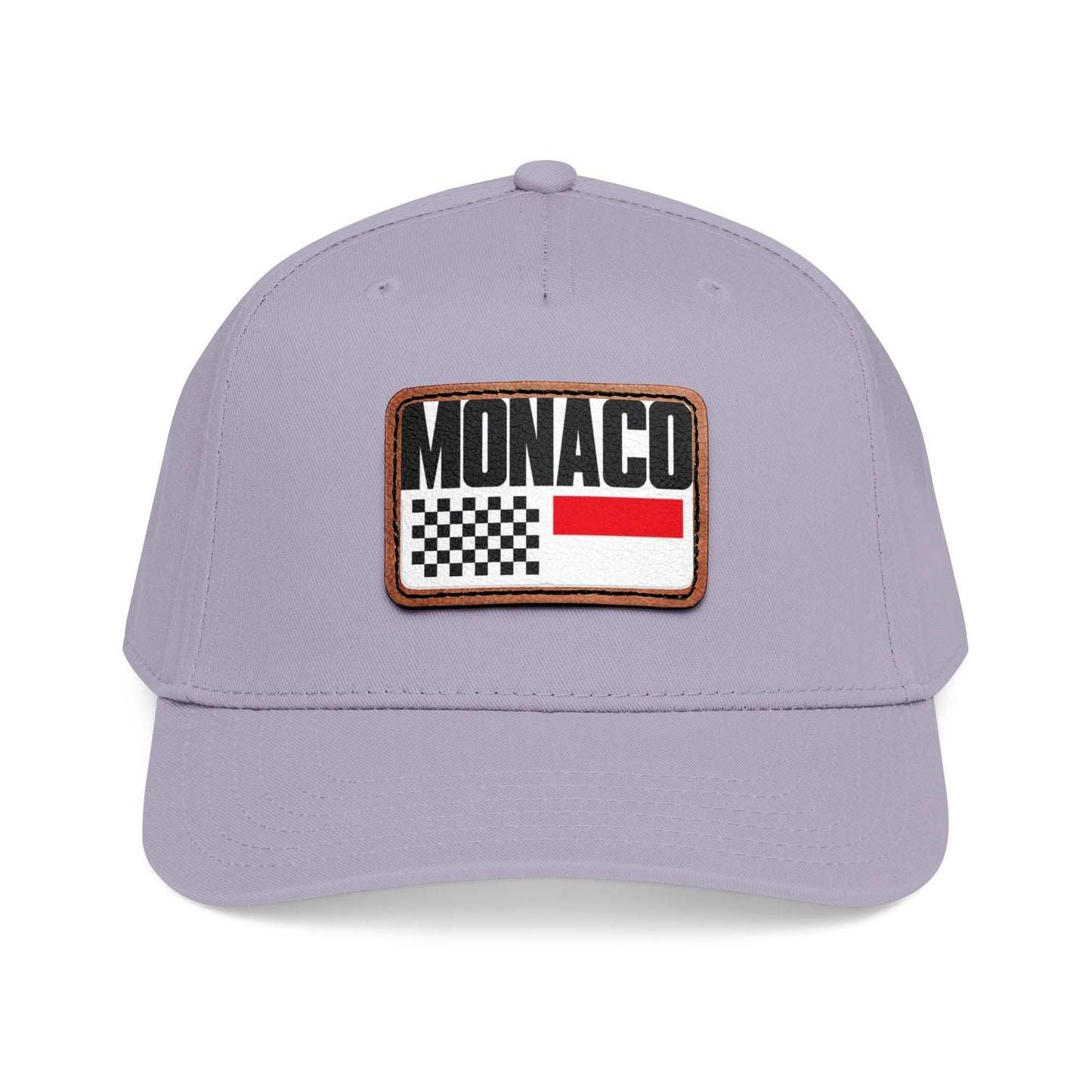 Monaco Leather Patch Baseball Cap – Vintage Racing Flag Hat