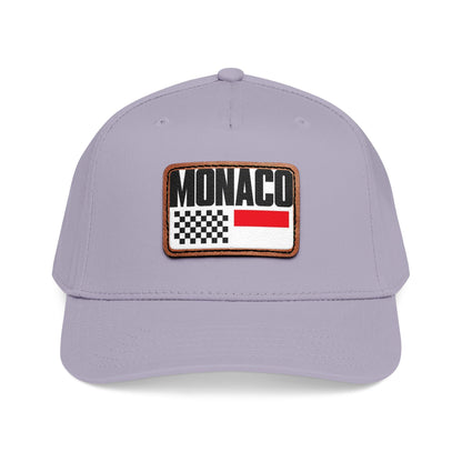 Monaco Leather Patch Baseball Cap – Vintage Racing Flag Hat