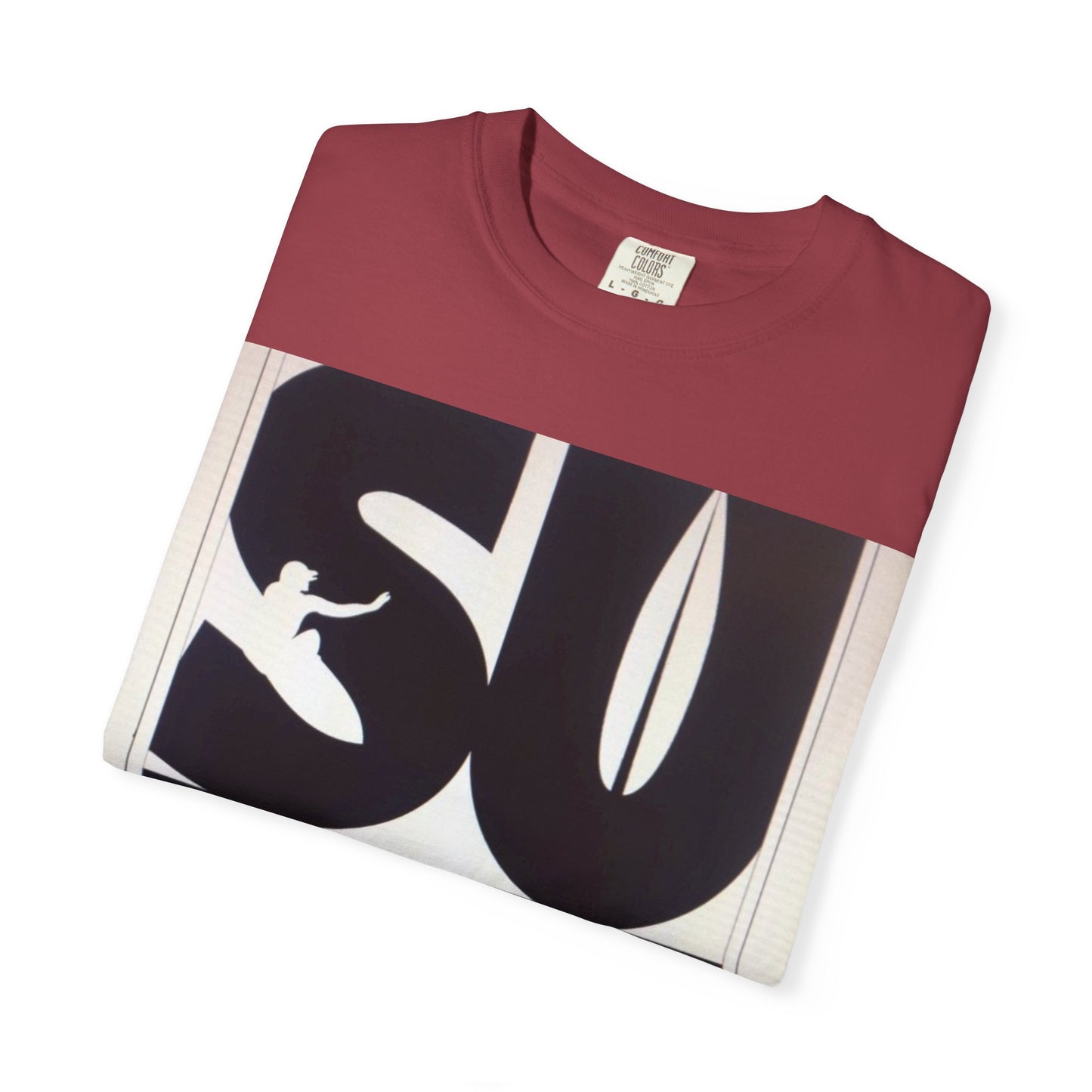 Surf Inspired Unisex Garment-Dyed T-Shirt, Beachwear, Casual Summer Tee, Surfing Gift, Trendy Streetwear, Comfortable Lifestyle Top