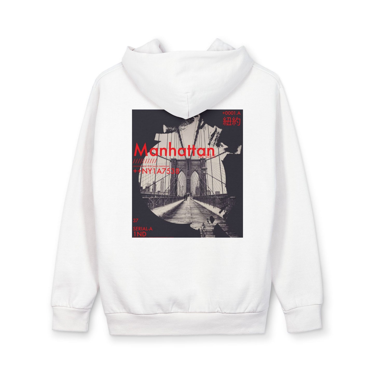 Manhattan Vintage Bridge Hoodie — Retro NYC Pullover