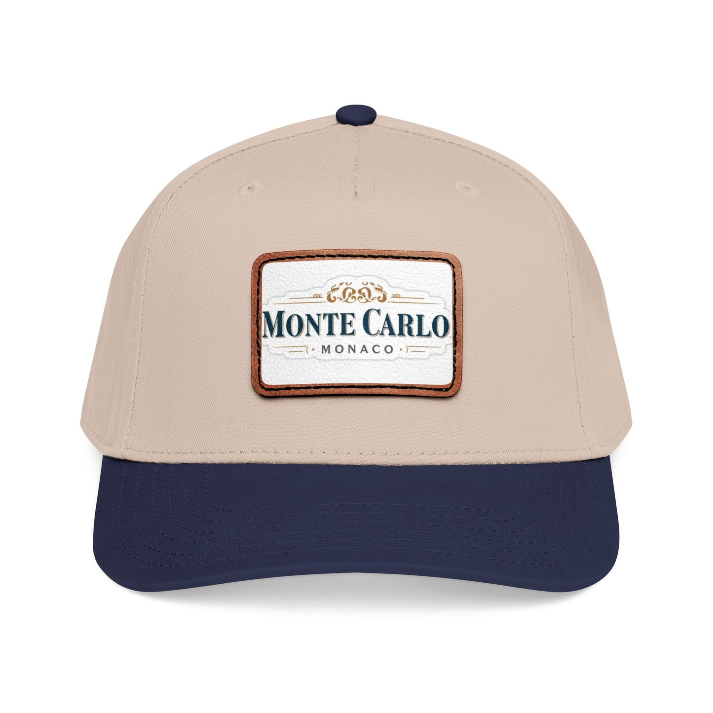 Monte Carlo Leather Patch Baseball Cap