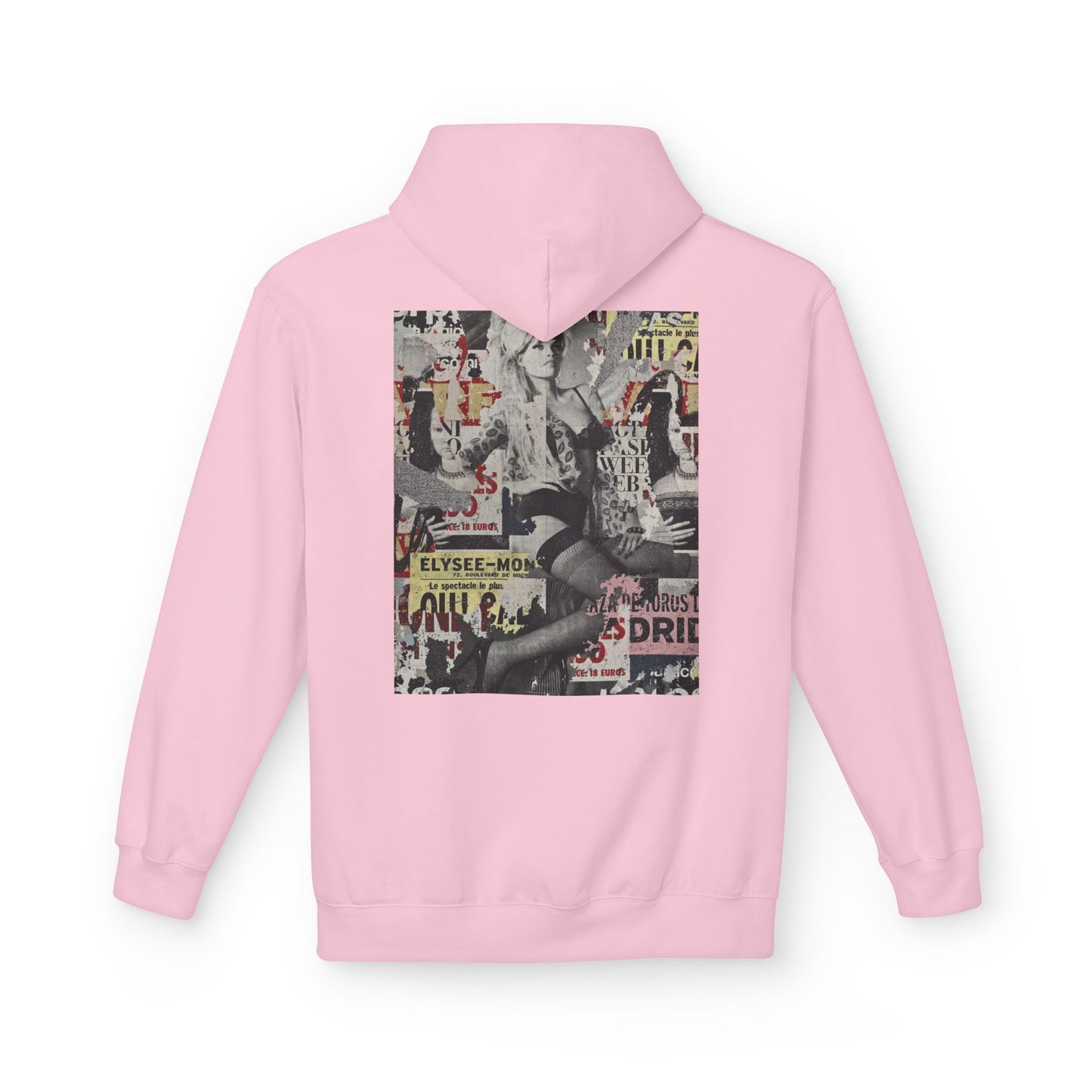 Vintage Graphic Unisex Midweight Fleece Hoodie - Soft Comfortable Layering