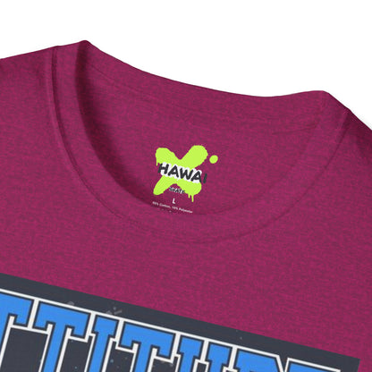 Dino Attitude T-Shirt, Fun Graphic Tee, Casual Wear, Gift for Kids, Skateboarder Shirt, Cool Dinosaur Apparel