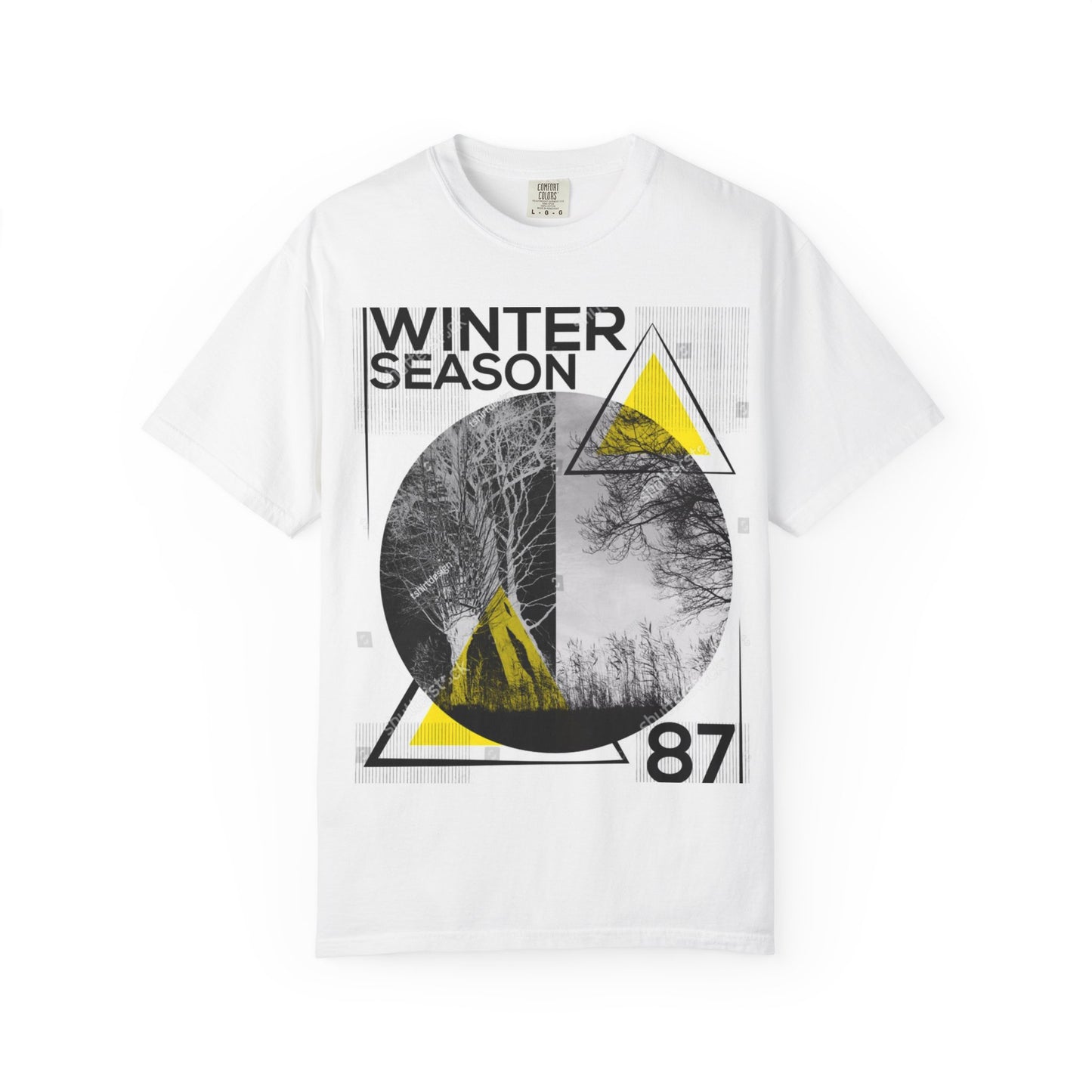Winter Season Graphic T-shirt, Unisex Tee for Fashion Lovers, Cool Casual Wear, Winter Apparel, Unique Gift for Him/Her