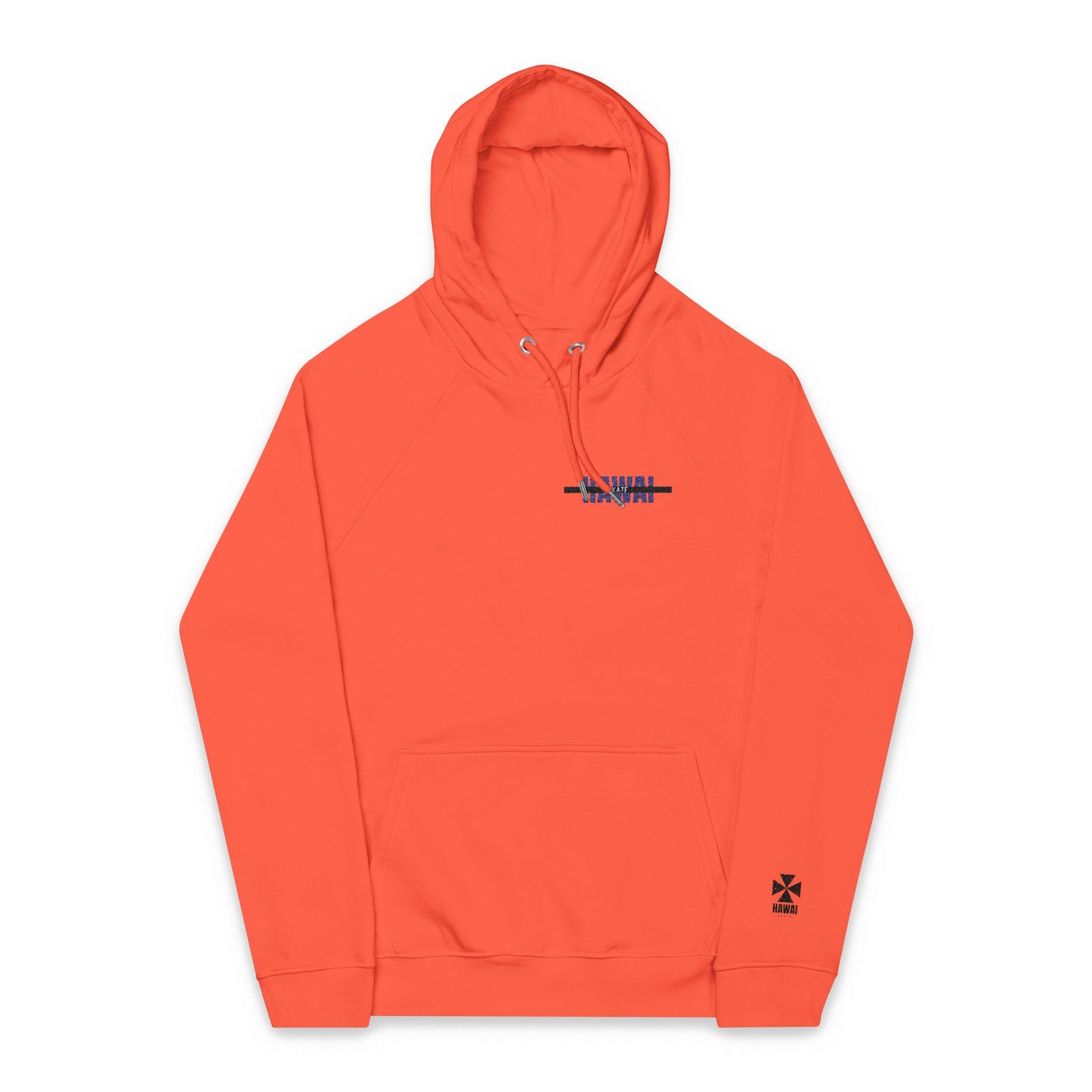 Unisex Eco-Friendly Raglan Hoodie, Sustainable Fashion, Embroidered Hoodie Gifts, Casual Wear, Earth Day Apparel, Gift for Him/Her