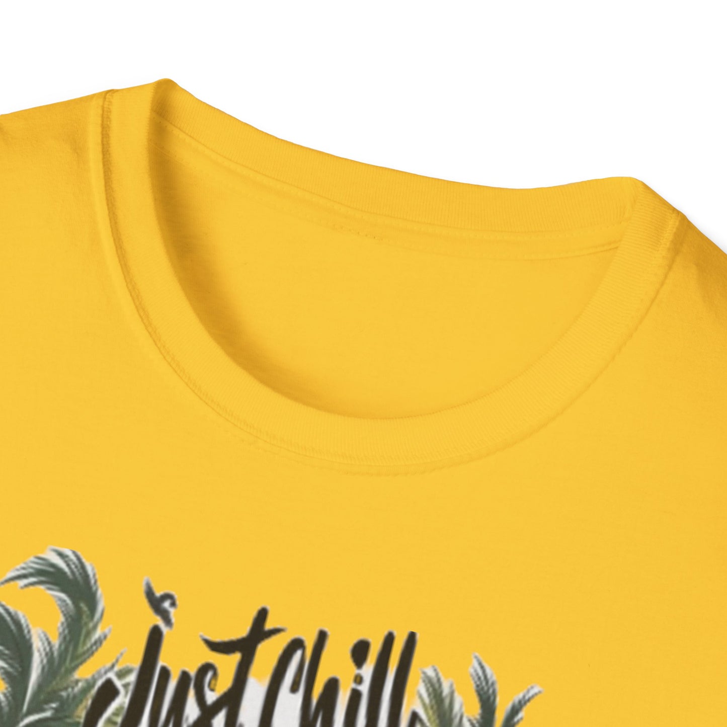 Just Chill Unisex Softstyle T-Shirt - Relaxing Frog Design for Casual Summer Vibes