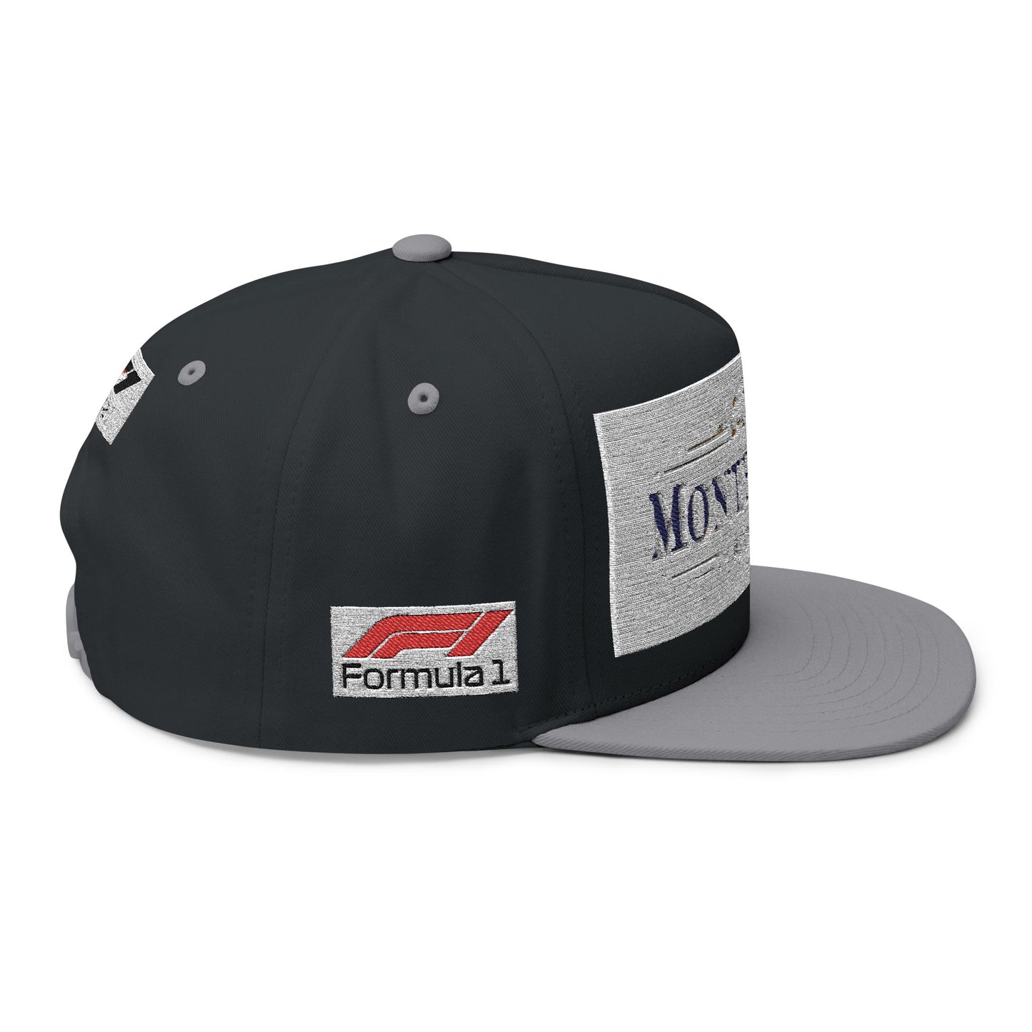 Monte Carlo Monaco Embroidered Flat Bill Cap