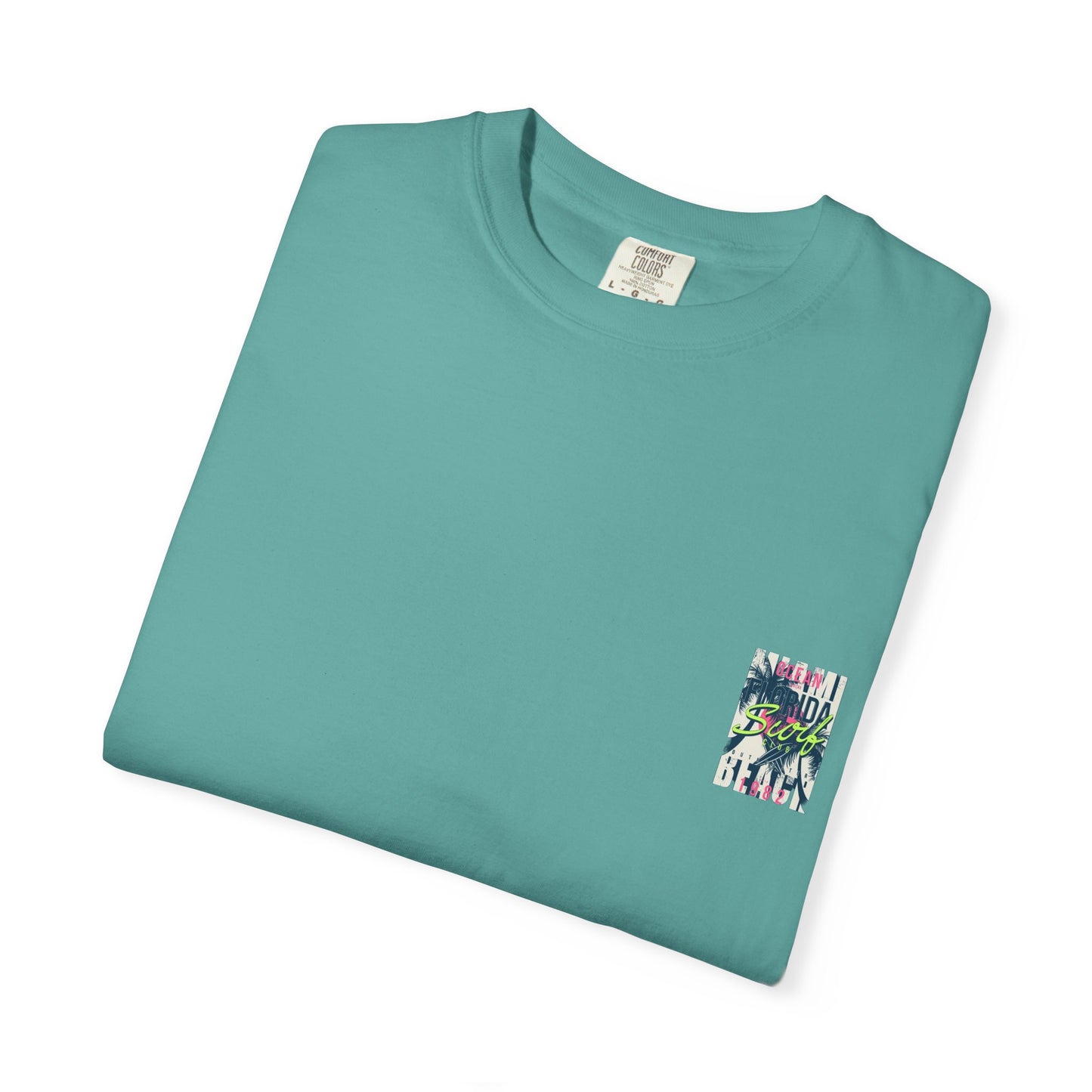 Ocean Florida Surf Club T-Shirt - Unisex Garment-Dyed Tee for Beach Lovers