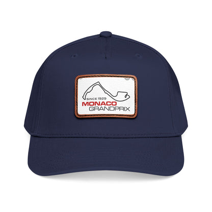 Monaco Grand Prix Leather Patch Baseball Cap