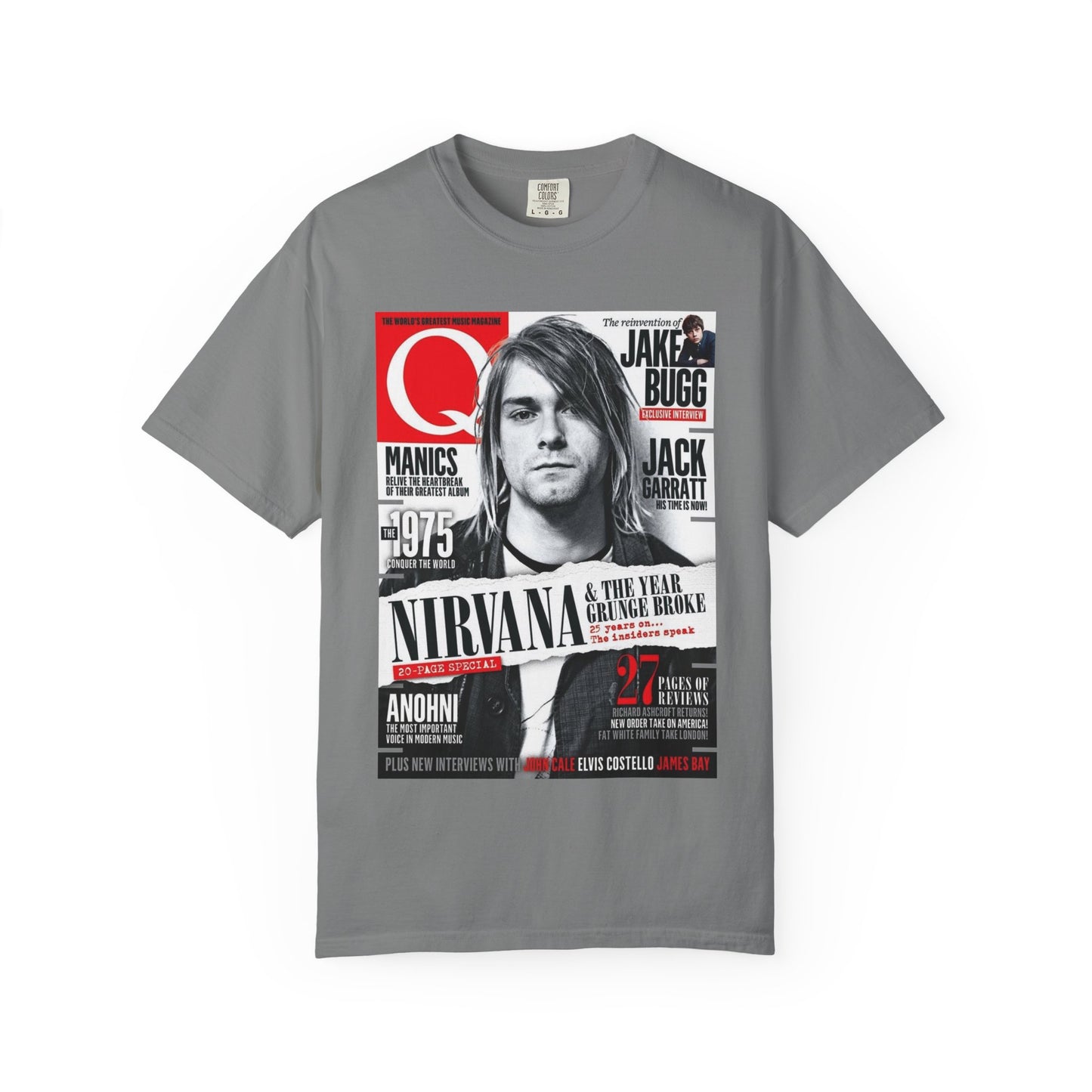Nirvana Graphic T-Shirt - Retro Rock Apparel for Music Lovers