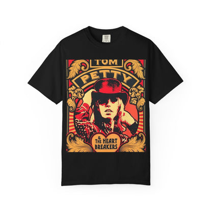 Vintage Rock Tee - Tom Petty Inspired Unisex Garment-Dyed T-shirt, Music Lover Gift, Casual Style, Band Merch, Retro Apparel