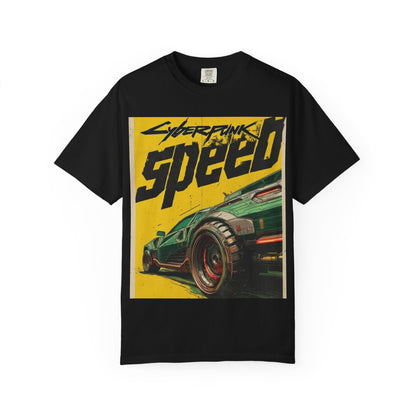 Cyberpunk Speed T-Shirt — Retro Racing Car Graphic Tee