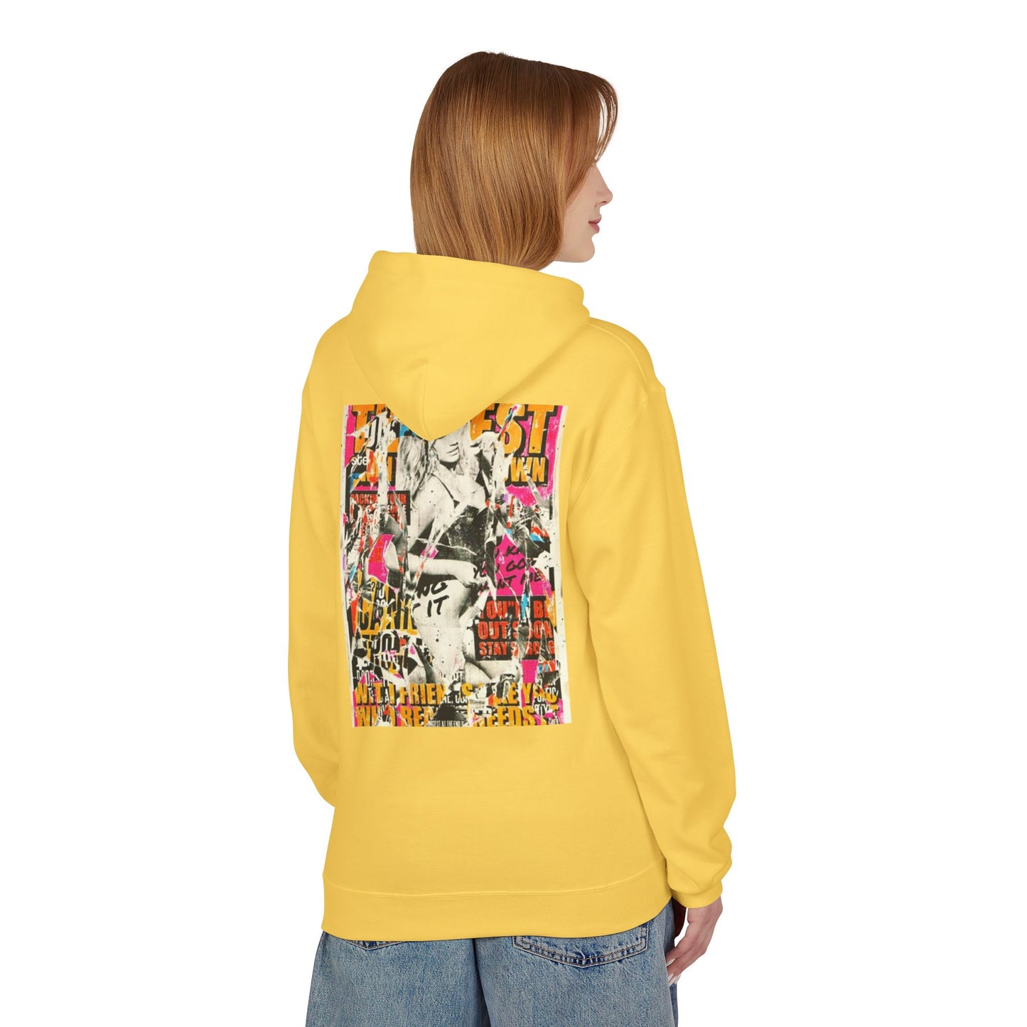 Unisex Midweight Softstyle Fleece Hoodie - Trendy Graphic Art Design