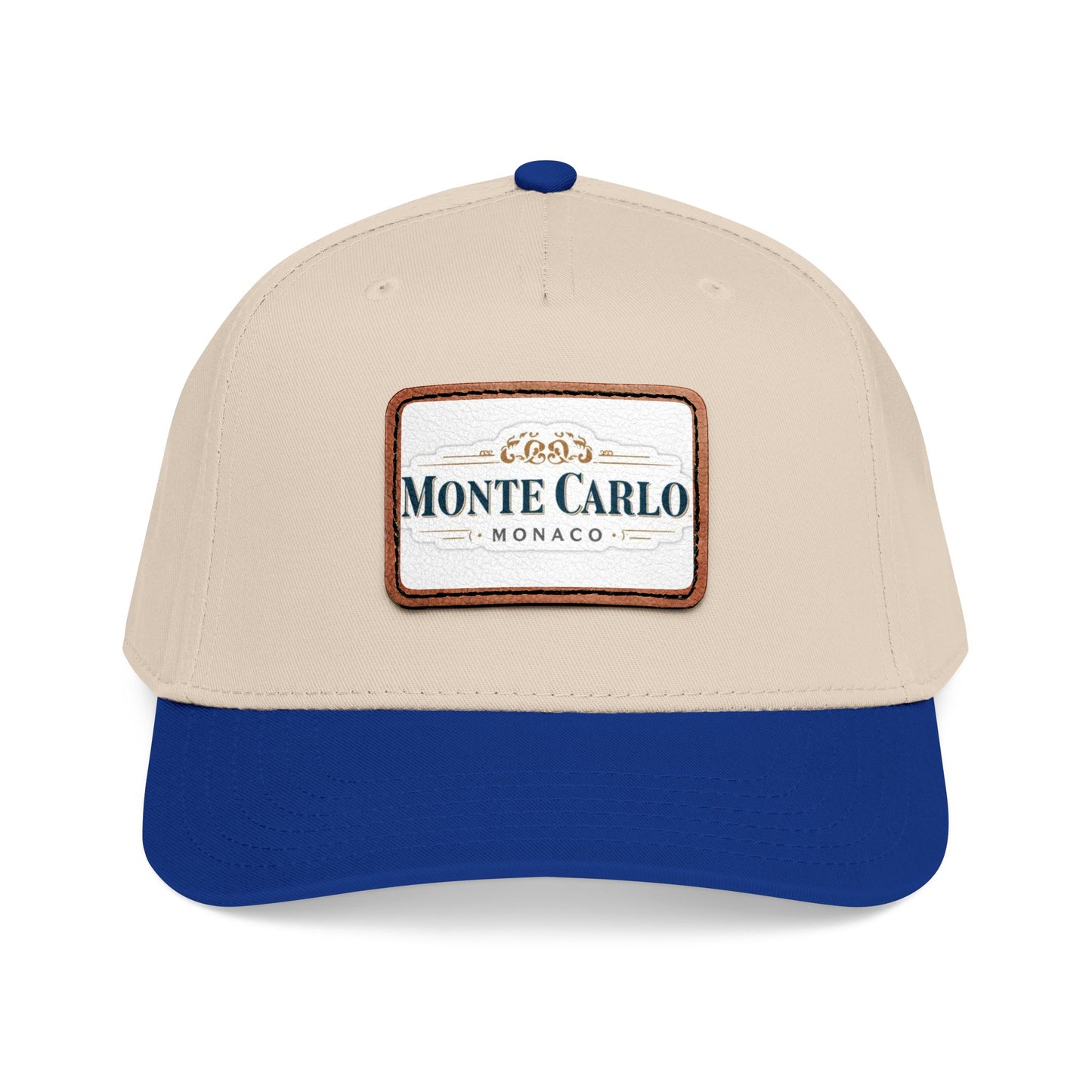 Monte Carlo Leather Patch Baseball Cap