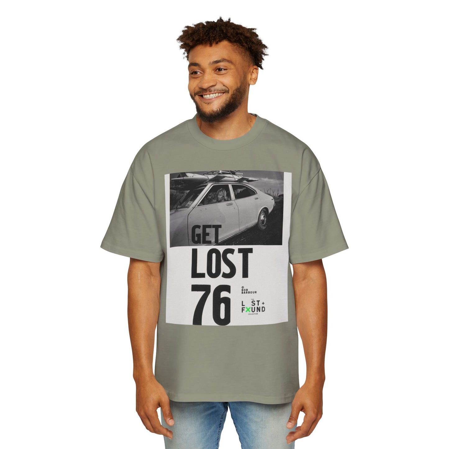 Get Lost 76 Tee — Vintage Car Graphic Oversized T‑Shirt