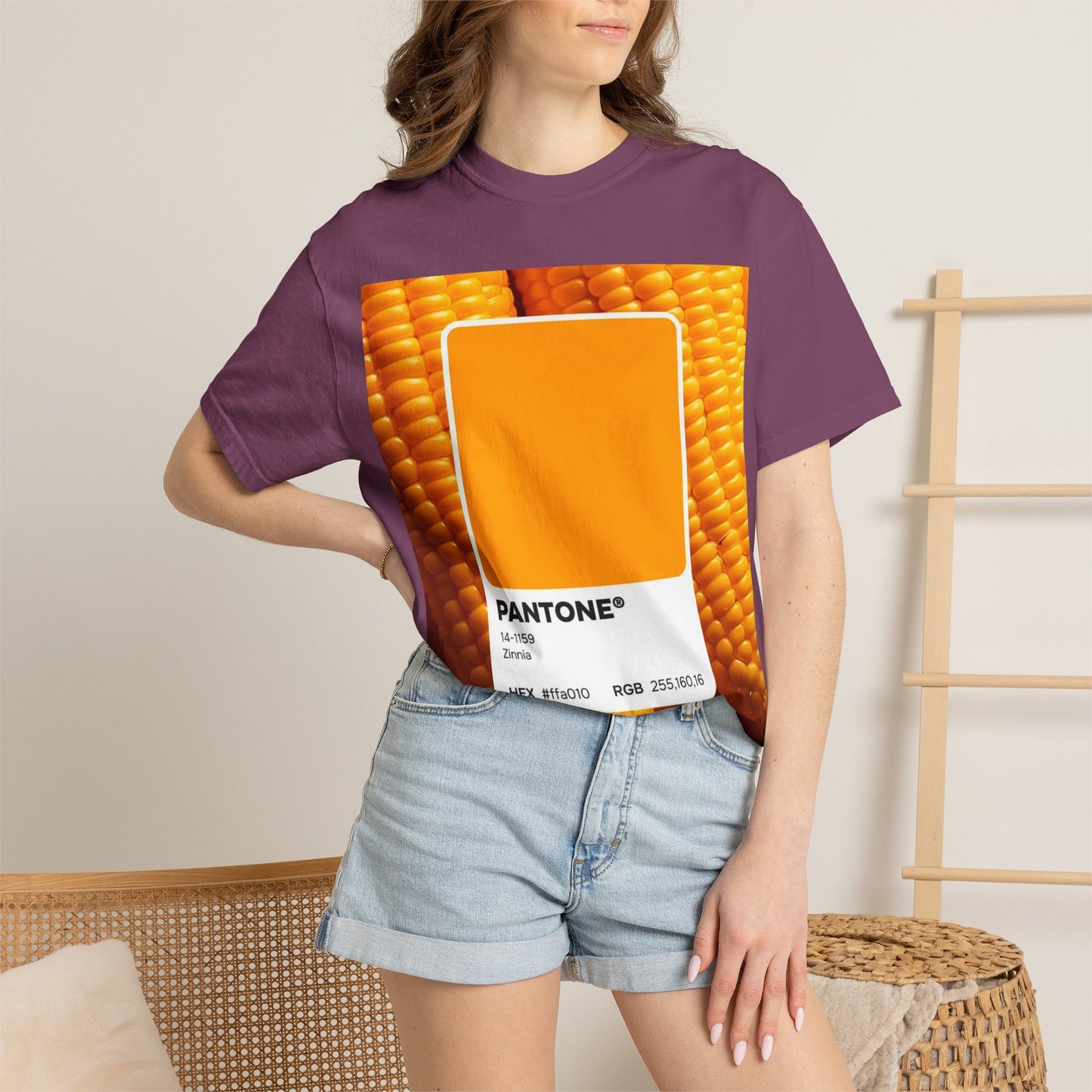 Pantone Corn Yellow Graphic T-Shirt