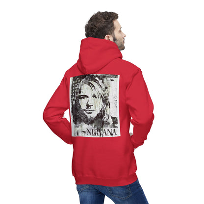 Nirvana Graphic Unisex Hooded Sweatshirt - Vintage Style, Made in US