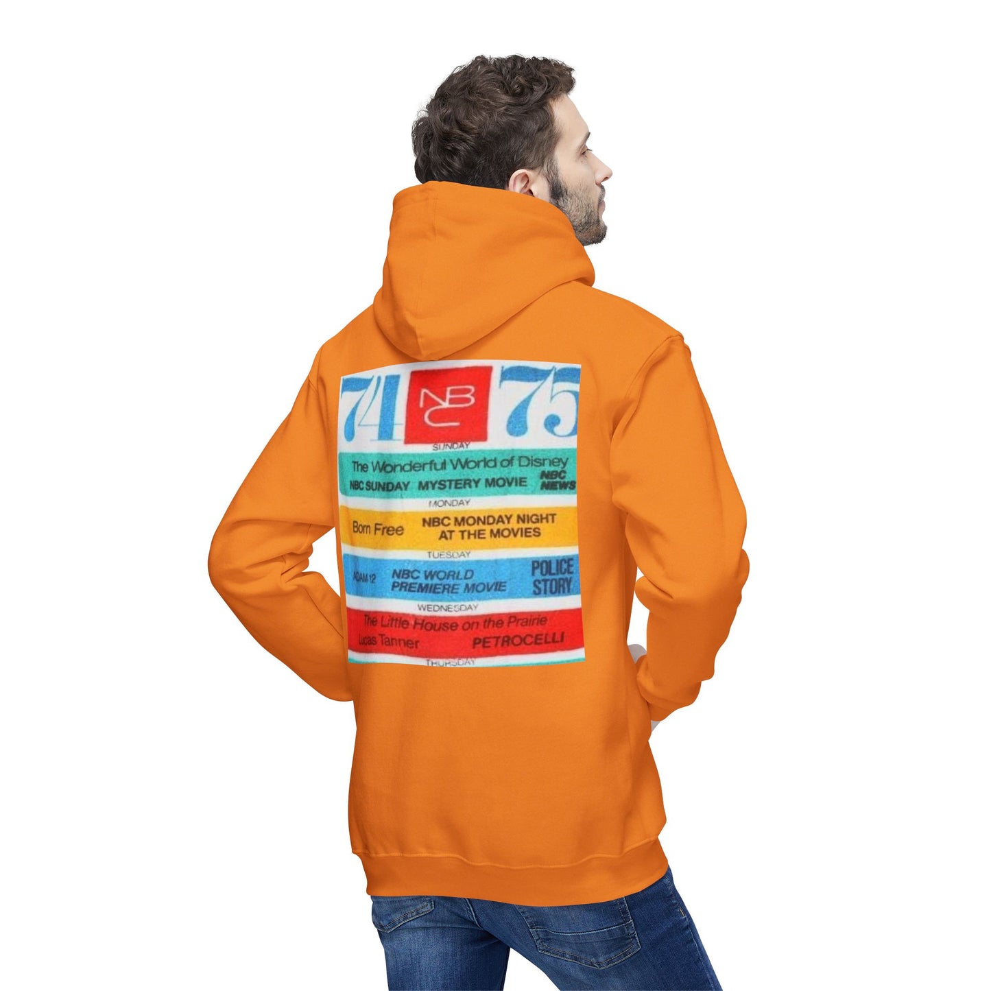 Retro Movie Night Unisex Hooded Sweatshirt - Perfect for Film Lovers