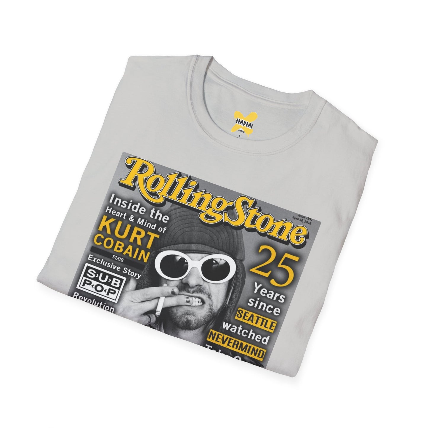 Nirvana Vintage Rolling Stone Unisex T-Shirt