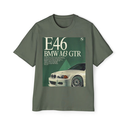 E46 BMW M3 GTR Tee — Vintage Racing Poster Graphic T-Shirt