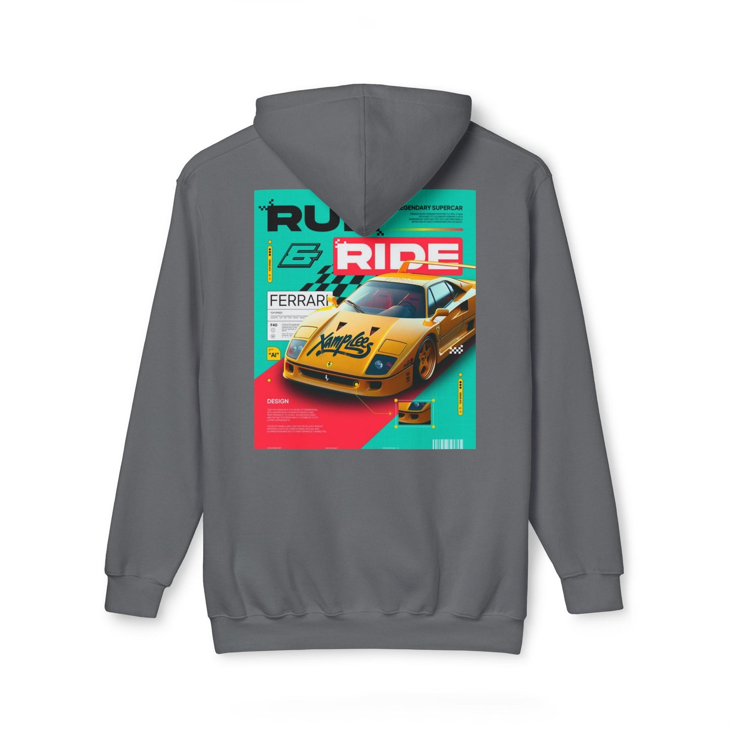 Unisex Hooded Sweatshirt, Made in US