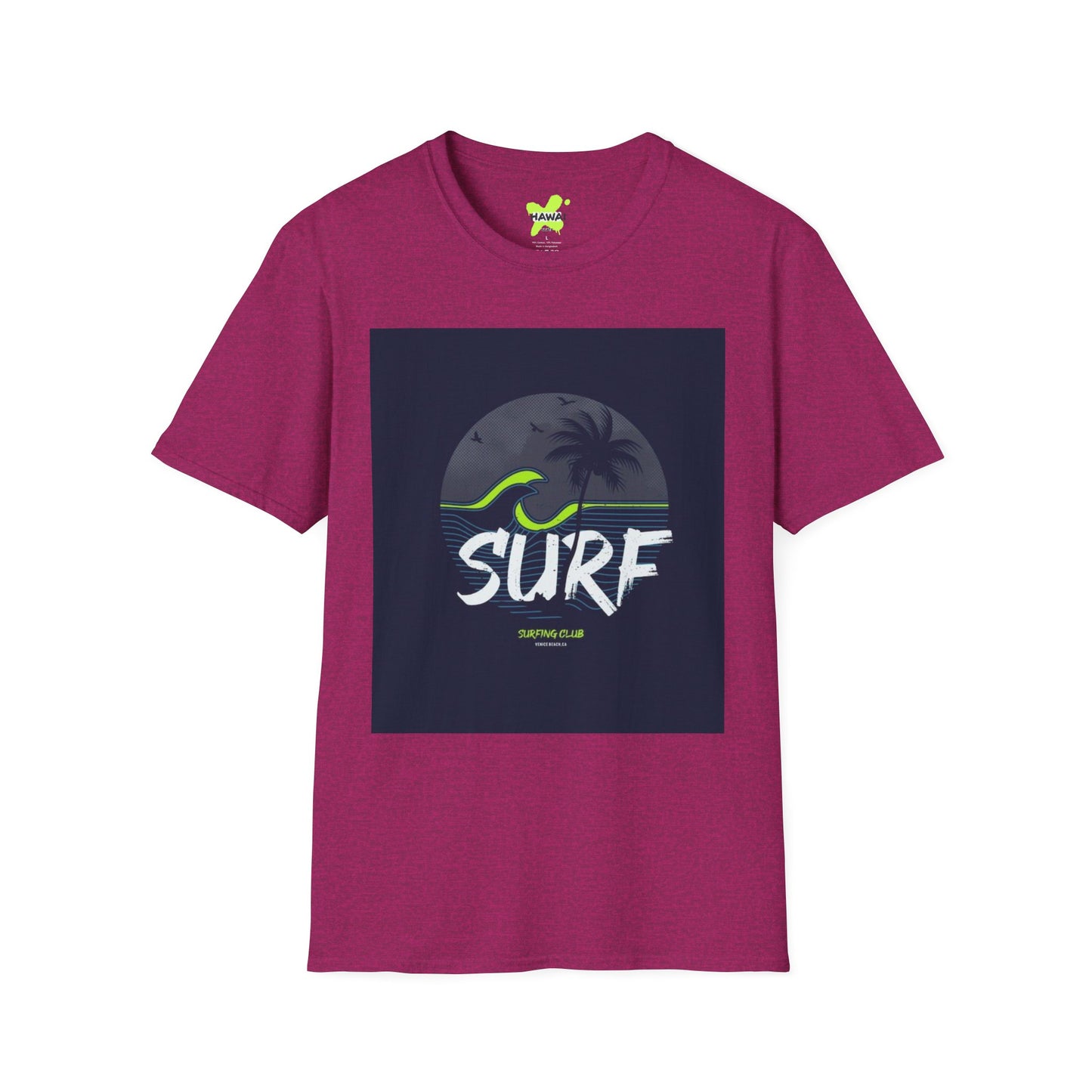 Surfing Club Unisex Softstyle T-Shirt | Chill Vibe Tee for Surf Lovers