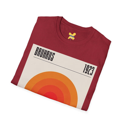 Retro Bauhaus 1923 Unisex Softstyle T-Shirt - Vintage Graphic Tee