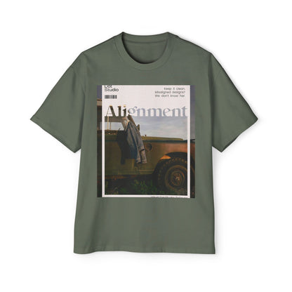 Alignment Vintage Jeep Graphic Tee – Men's Oversized Photo Print
