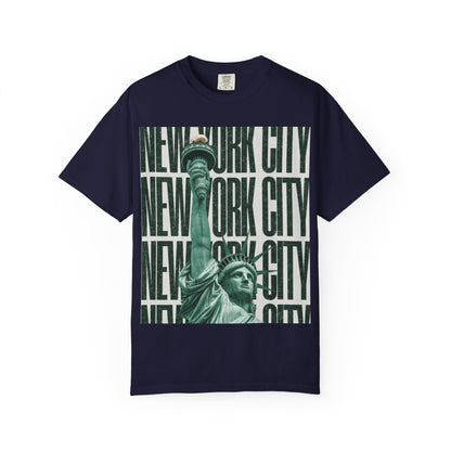 New York City Statue of Liberty Graphic T-Shirt — Retro Urban Travel Tee