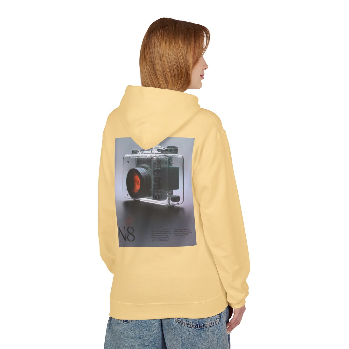 Retro Camera Photo Hoodie, Cozy Unisex Fleece Sweatshirt for Photography Lovers, Fashion Gift for Birthdays, Casual Wear, Everyday Style