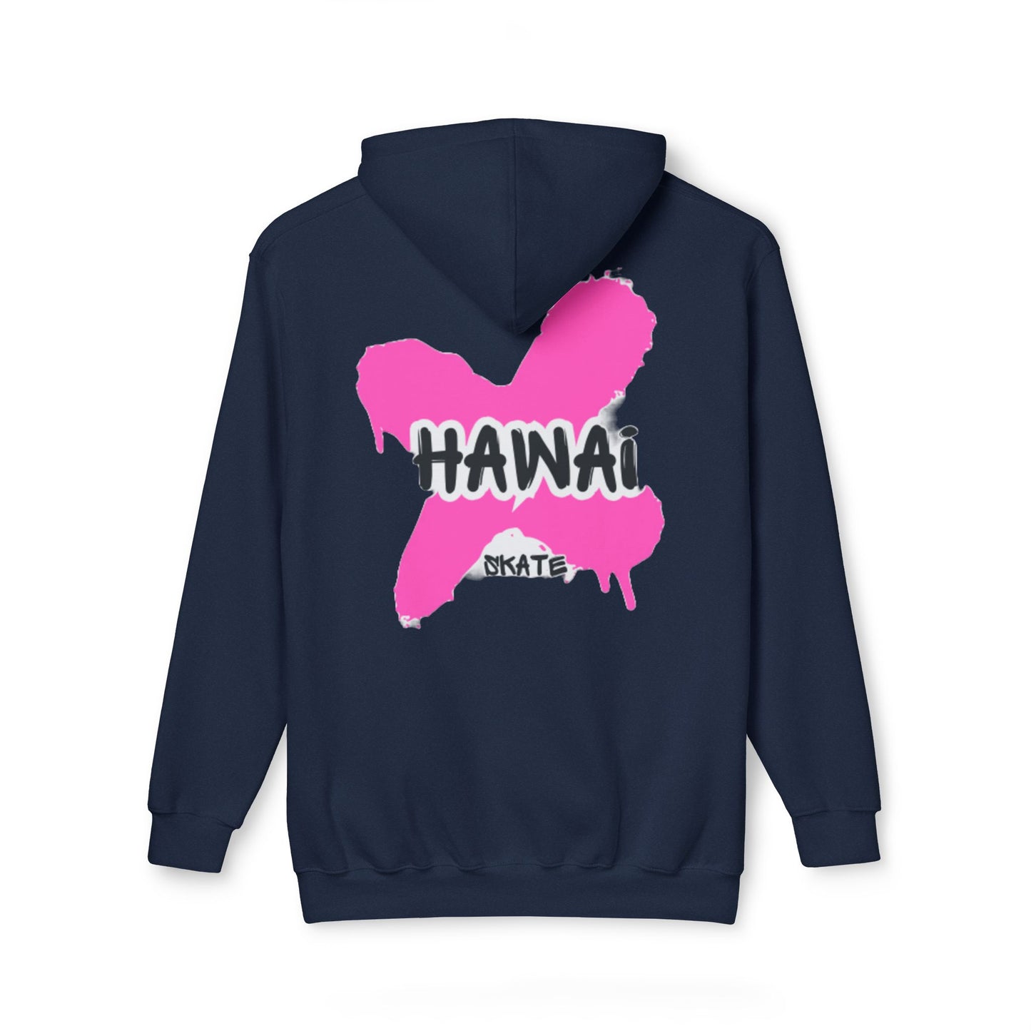 Unisex Hooded Sweatshirt - Vibrant Hawaii Skate Design