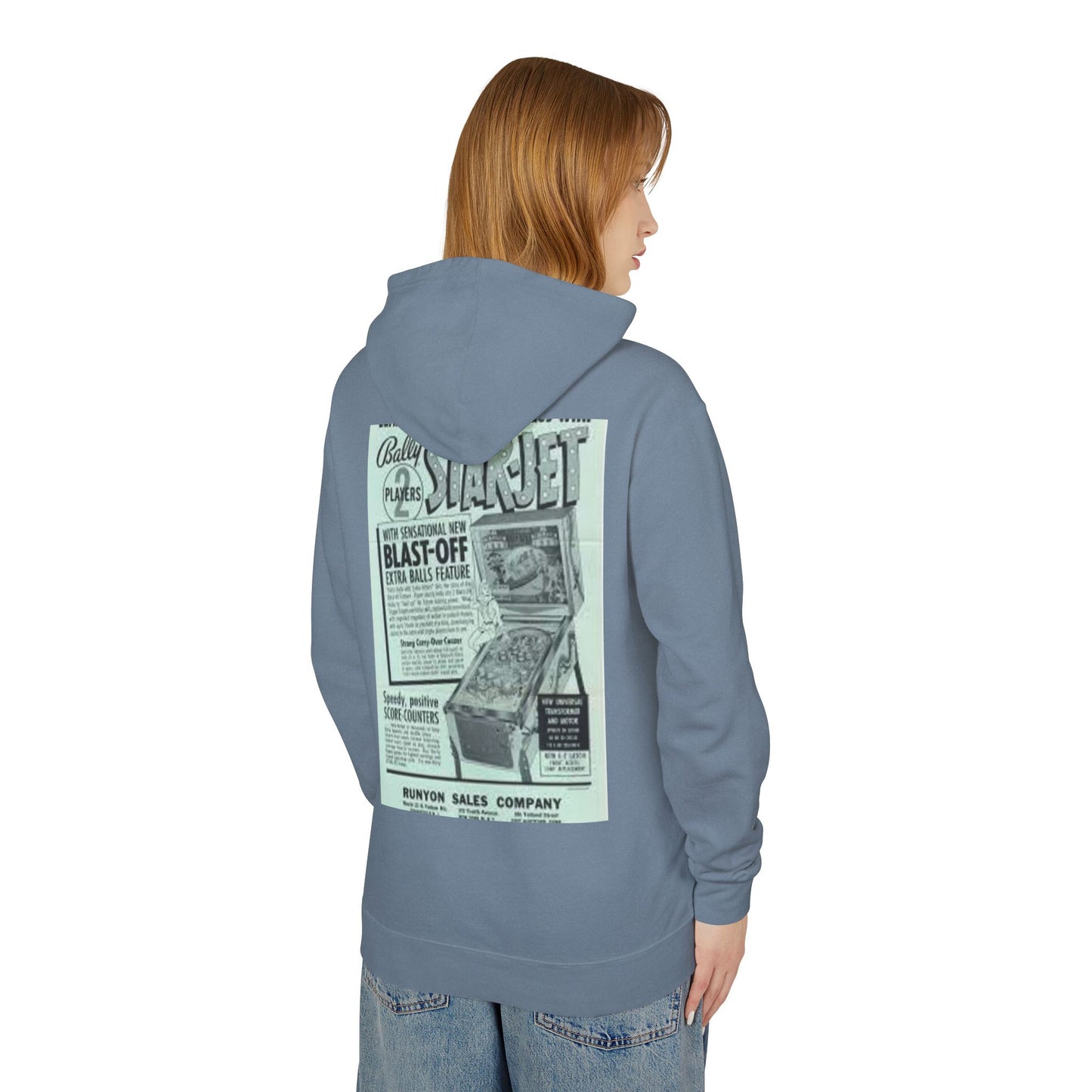 Retro Arcade Inspired Lightweight Hoodie - Perfect for Gamers & Nostalgic Fans