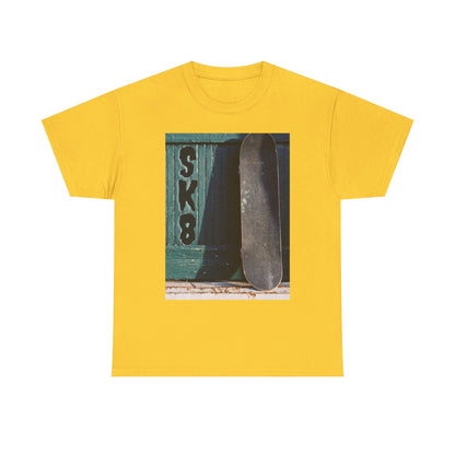 Skateboarding Vibes Unisex Heavy Cotton Tee - Perfect Gift for Skaters