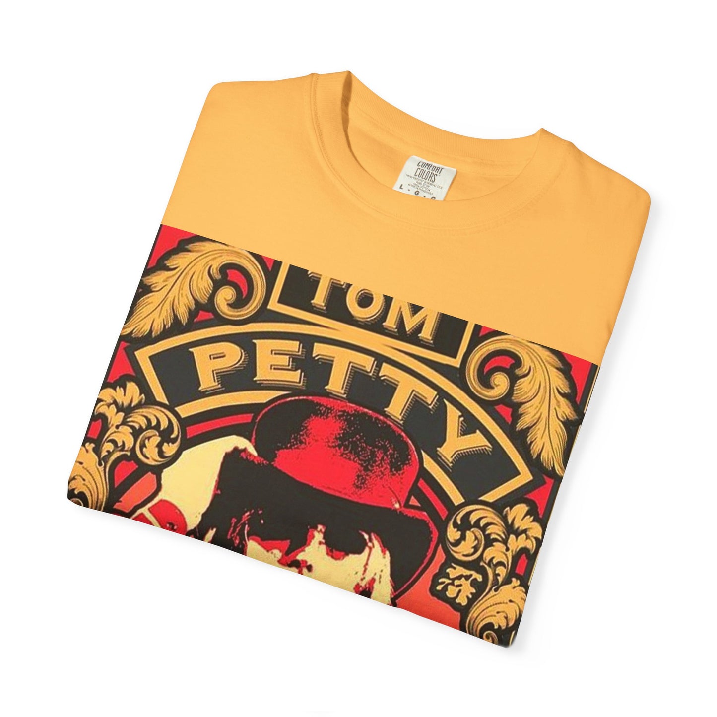 Vintage Rock Tee - Tom Petty Inspired Unisex Garment-Dyed T-shirt, Music Lover Gift, Casual Style, Band Merch, Retro Apparel