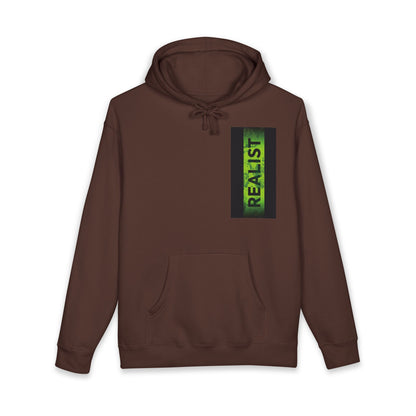 Realist Ghost Hoodie — Neon Yellow Graphic Pullover