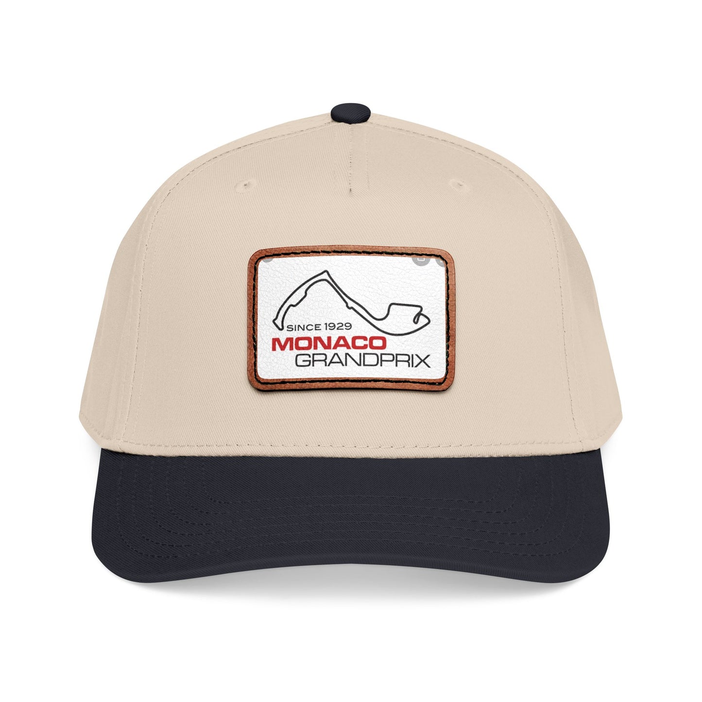 Monaco Grand Prix Leather Patch Baseball Cap