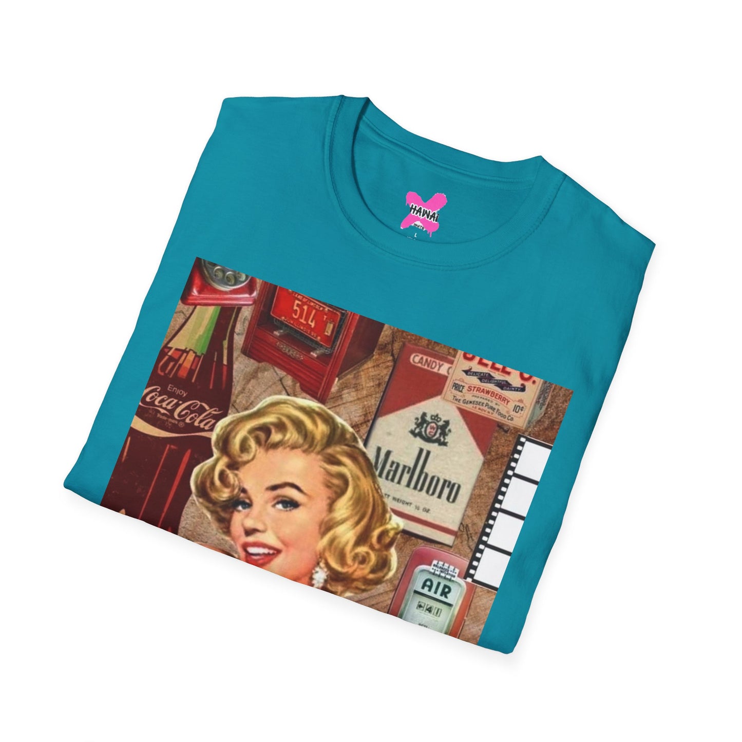 Retro Marilyn Monroe Unisex Softstyle T-Shirt - Vintage Glamour Tee