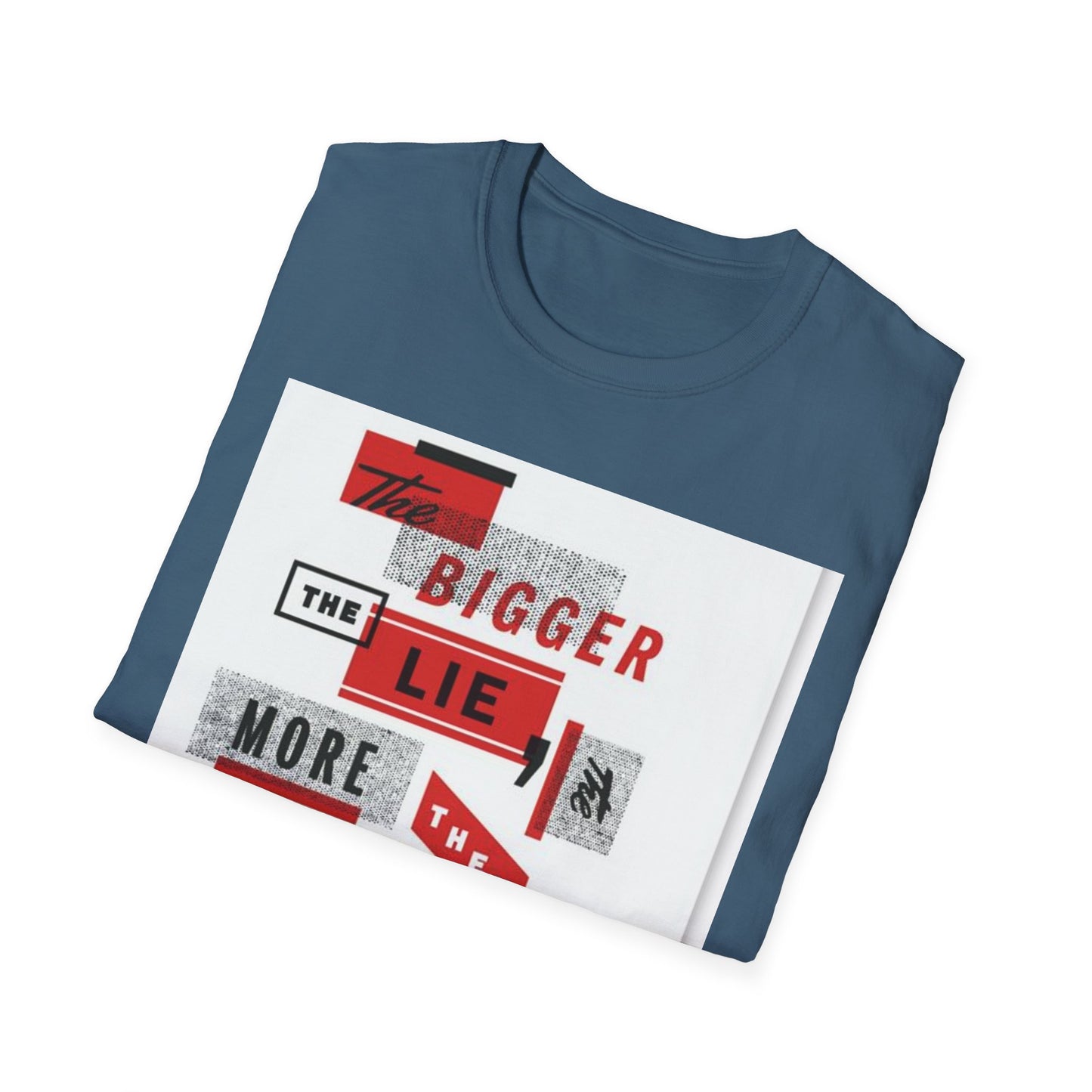 Unisex Softstyle T-Shirt with Bold Quote Design, Casual Tee, Graphic Shirt, Trendy Apparel, Gift for Friends, Everyday Wear