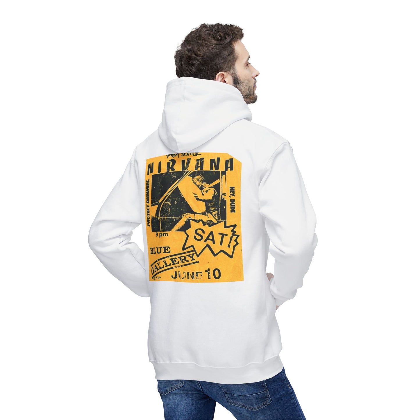 Vintage Band Graphic Unisex Hooded Sweatshirt - Made in USA